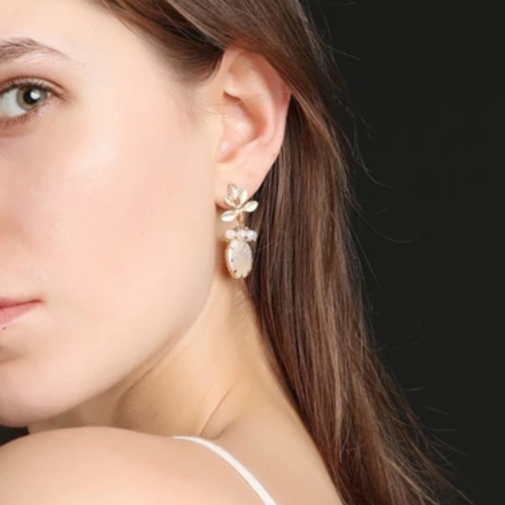🔥LAST 1🔥FRESHWATER BAROQUE PEARL EARRINGS - Picture 5 of 8